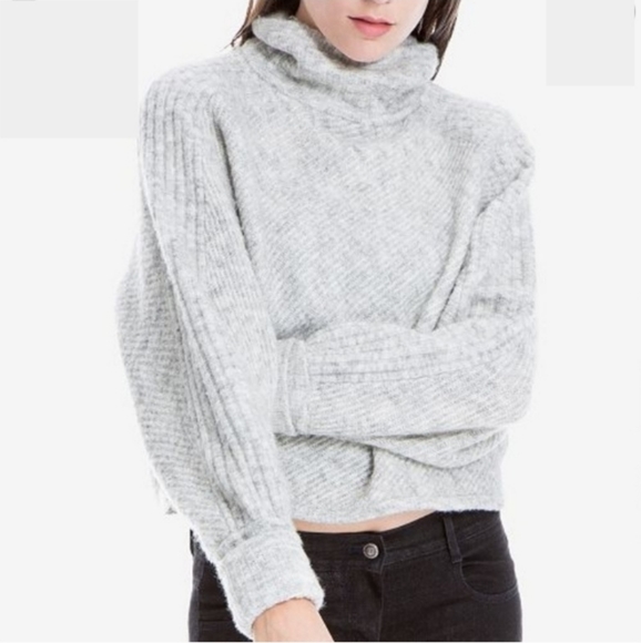 MAX STUDIO Funnel Neck Textured Knit Pullover Sweater - Picture 2 of 10